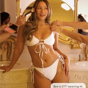 NWT Dippin Daisy’s Bride Bikini Bottoms